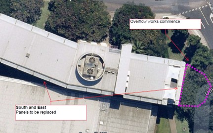 A top view of a buildingDescription automatically generated