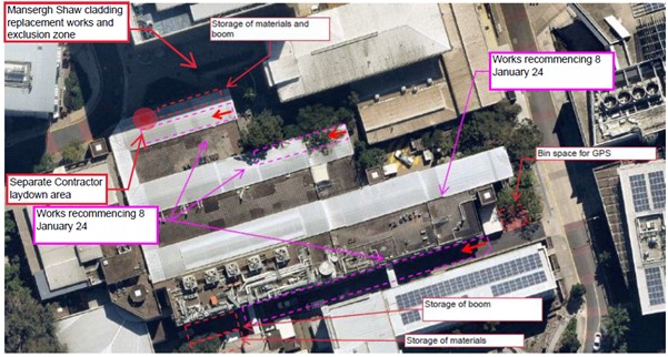 Aerial view of a factoryDescription automatically generated